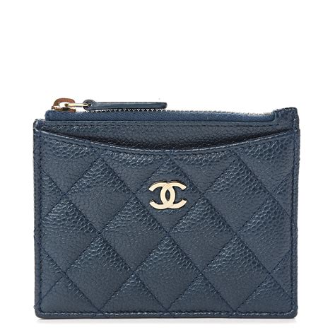 chanel womens card holder|Chanel zipped card holder.